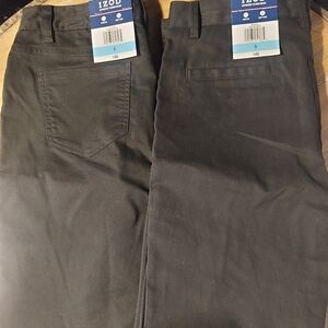 Juniors size 5 izod uniform black pants